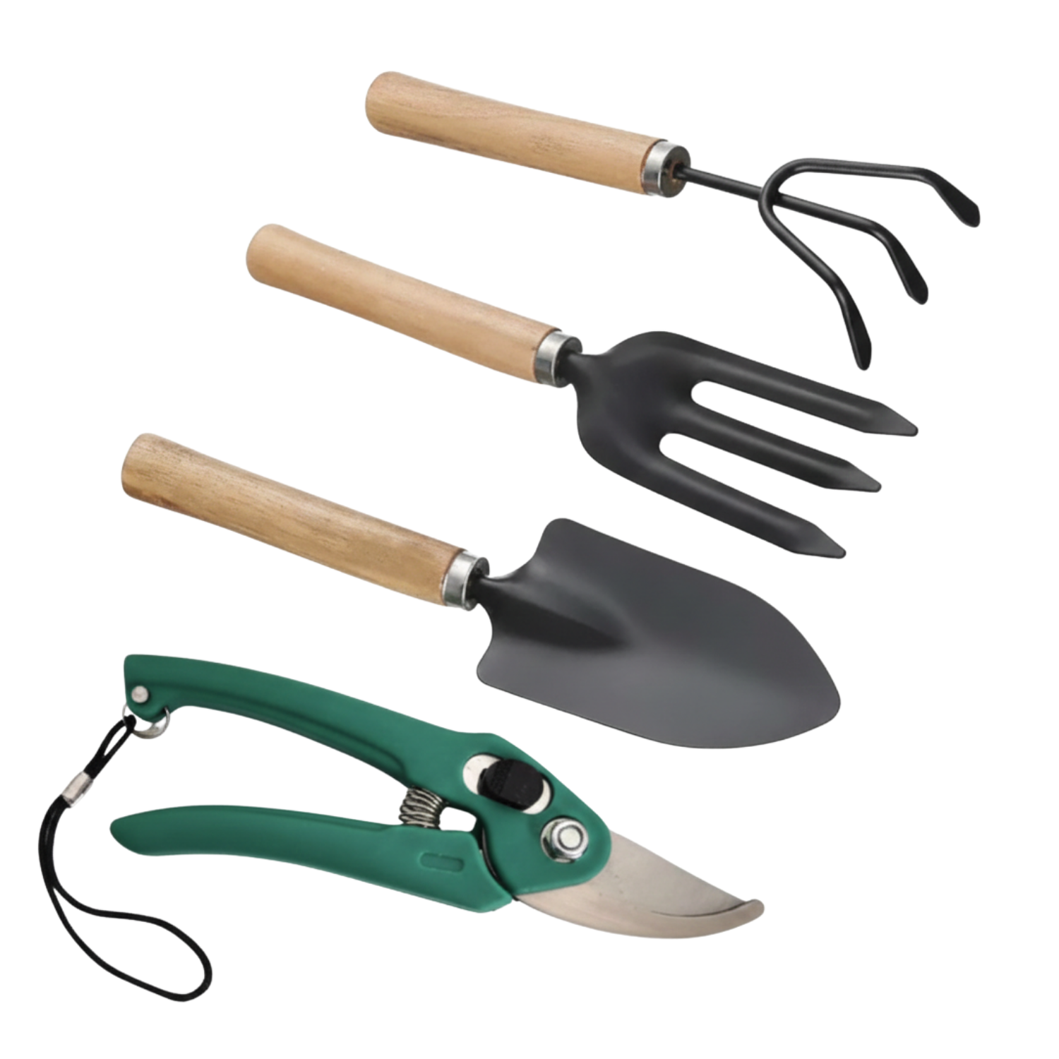 Garden Tool Set of 4 Small Multicolor